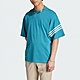 adidas 上衣 男款 短袖上衣 運動 三葉草 亞規 NEW C TEE 藍綠 IM2093 product thumbnail 1