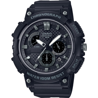 CASIO 卡西歐 賽車方格 指針式手錶 送禮首選 MCW-200H-1A2