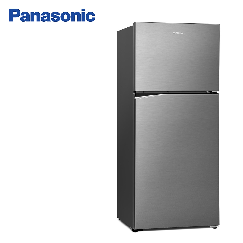 Panasonic 國際牌422公升一級能效雙門變頻冰箱 NR-B421TV-S晶漾銀
