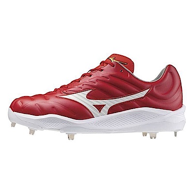 Mizuno Cushionrevo Pro [11GM243062] 男 棒球釘鞋 運動 訓練 緩震 厚底 紅 白