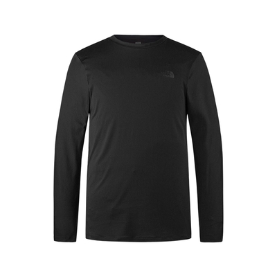 The North Face M DUNE SKY L/S CREW 男長袖上衣-黑-NF0A83TGJK3