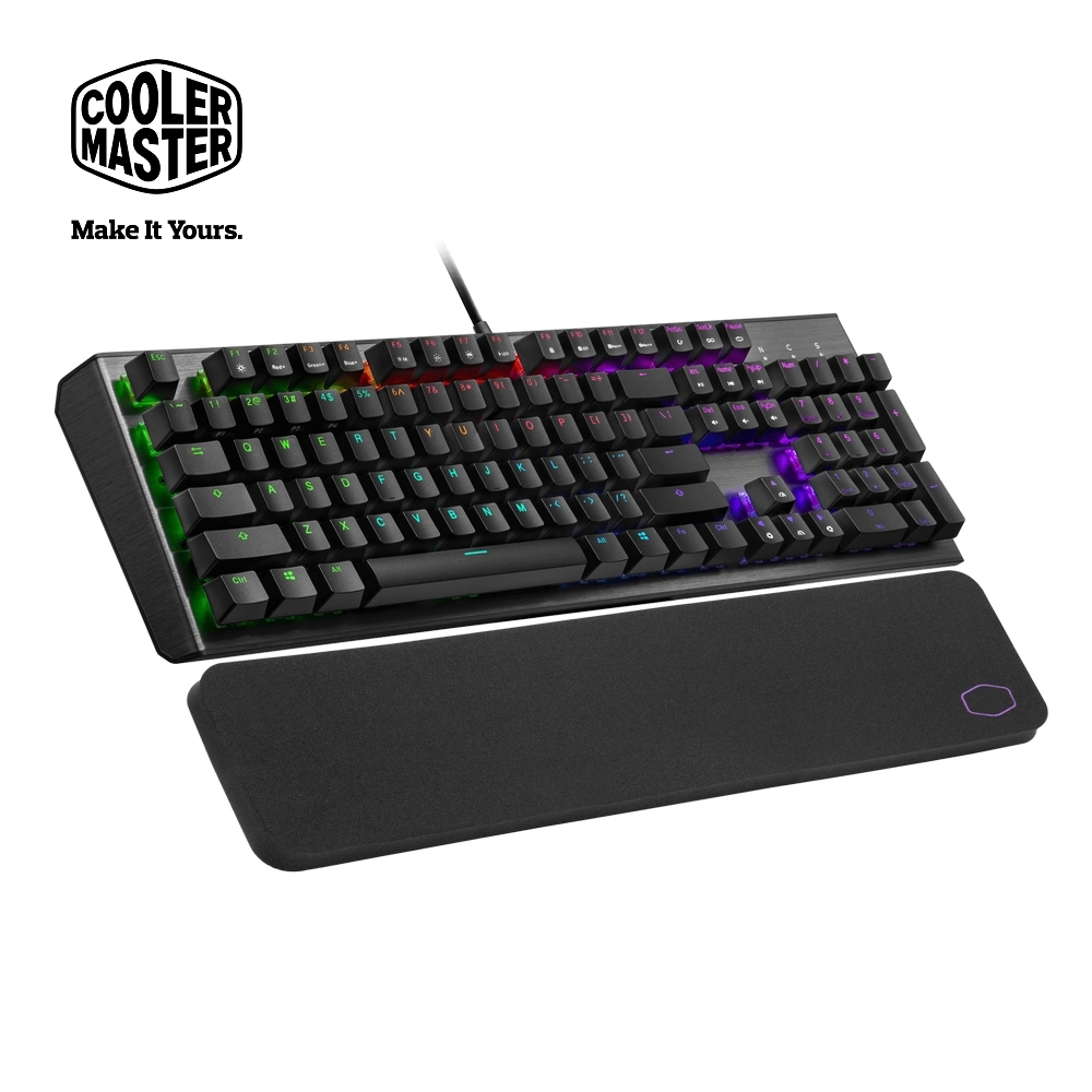 Cooler Master CK550 V2 機械式 RGB 電競鍵盤(青軸)
