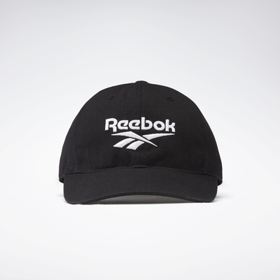 Reebok CL FO Vector Cap  老帽 休閒帽-黑-FL9597