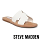 STEVE MADDEN-HARLOW 簡約H型一字拖鞋-白色 product thumbnail 1