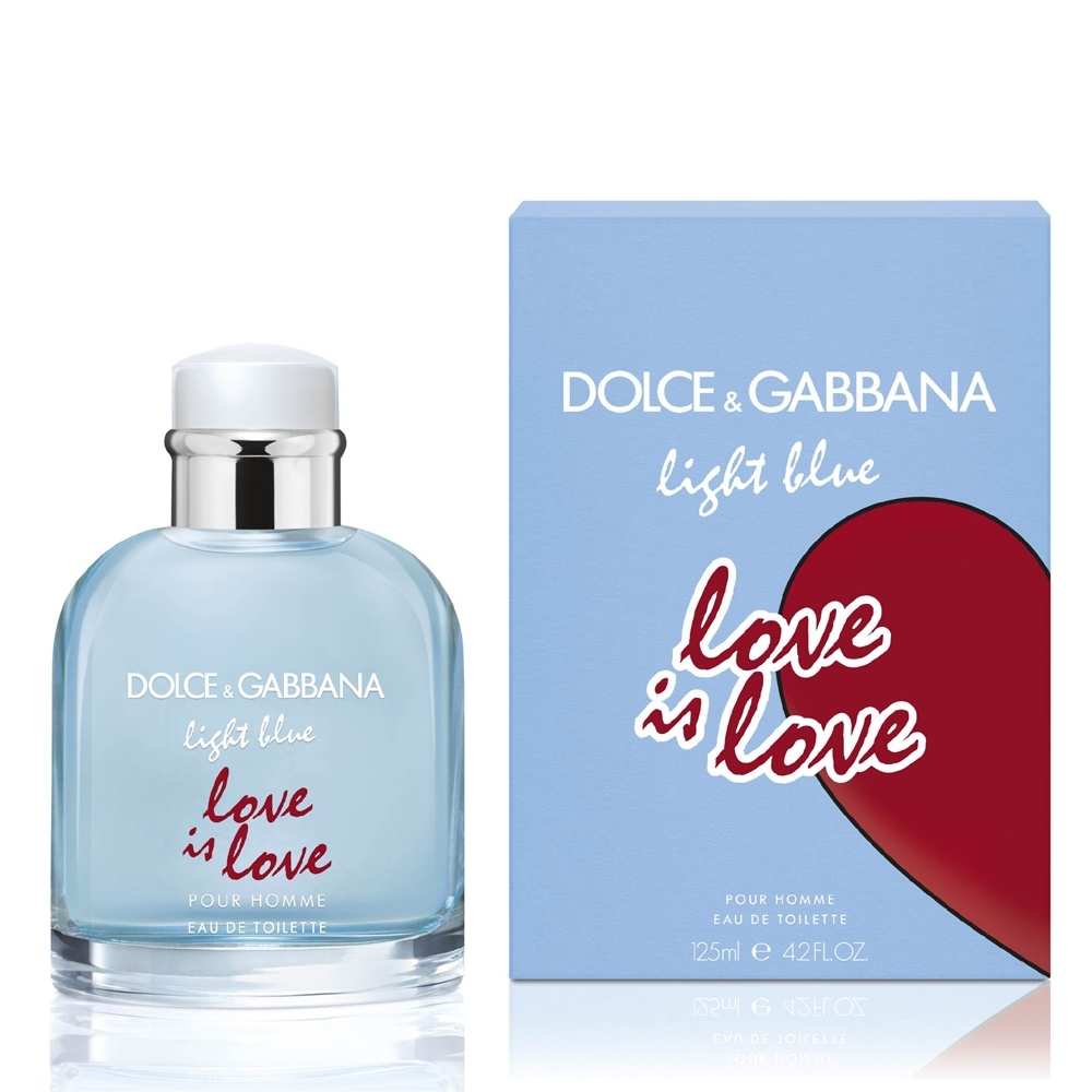DOLCE & GABBANA D&G Light Blue淺藍男性淡香水125ml 示愛宣言限定版