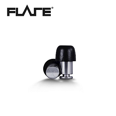 Flare Isolate 系列鈦金屬專業級英國防躁耳塞 金屬銀色款