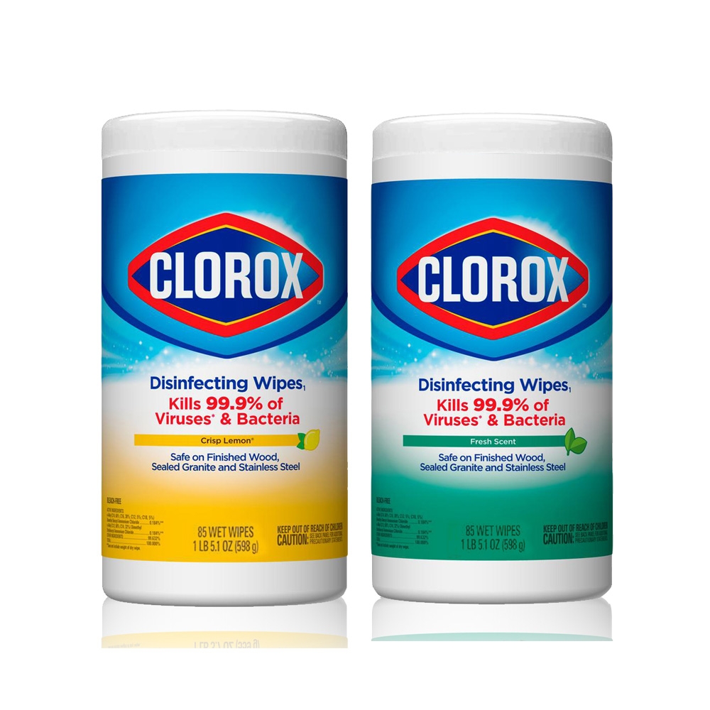 CLOROX 居家殺菌濕紙巾 85抽 (清新 / 檸檬)