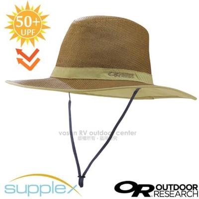 Outdoor Research Papyrus Brim Sun Hat 抗UV防曬遮陽透氣草帽.圓盤帽(UPF50+)_核桃棕