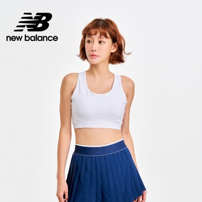 【New Balance】 中高強度運動內衣BRA TOP_女性_白色_AWB41046WT