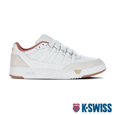 K-SWISS Set Pro時尚運動鞋-女-白/磚紅