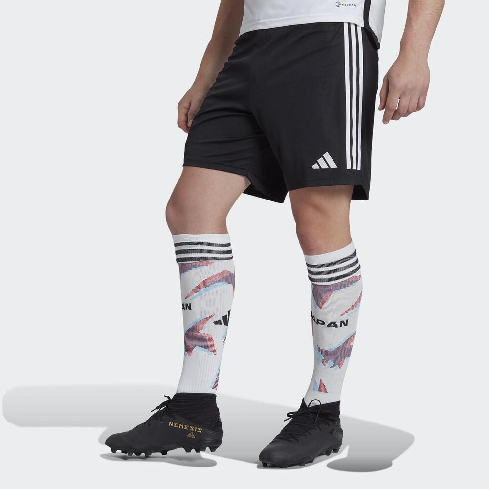 Adidas JFA A SHO [HF1848] 男 足球 短褲 球褲 日本國家隊客場 亞洲版 世足賽 世界盃 黑