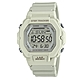 CASIO 簡約舒適運動有感跑步記憶功能休閒錶-米白(LWS-2200H-8A)/37.6mm product thumbnail 1