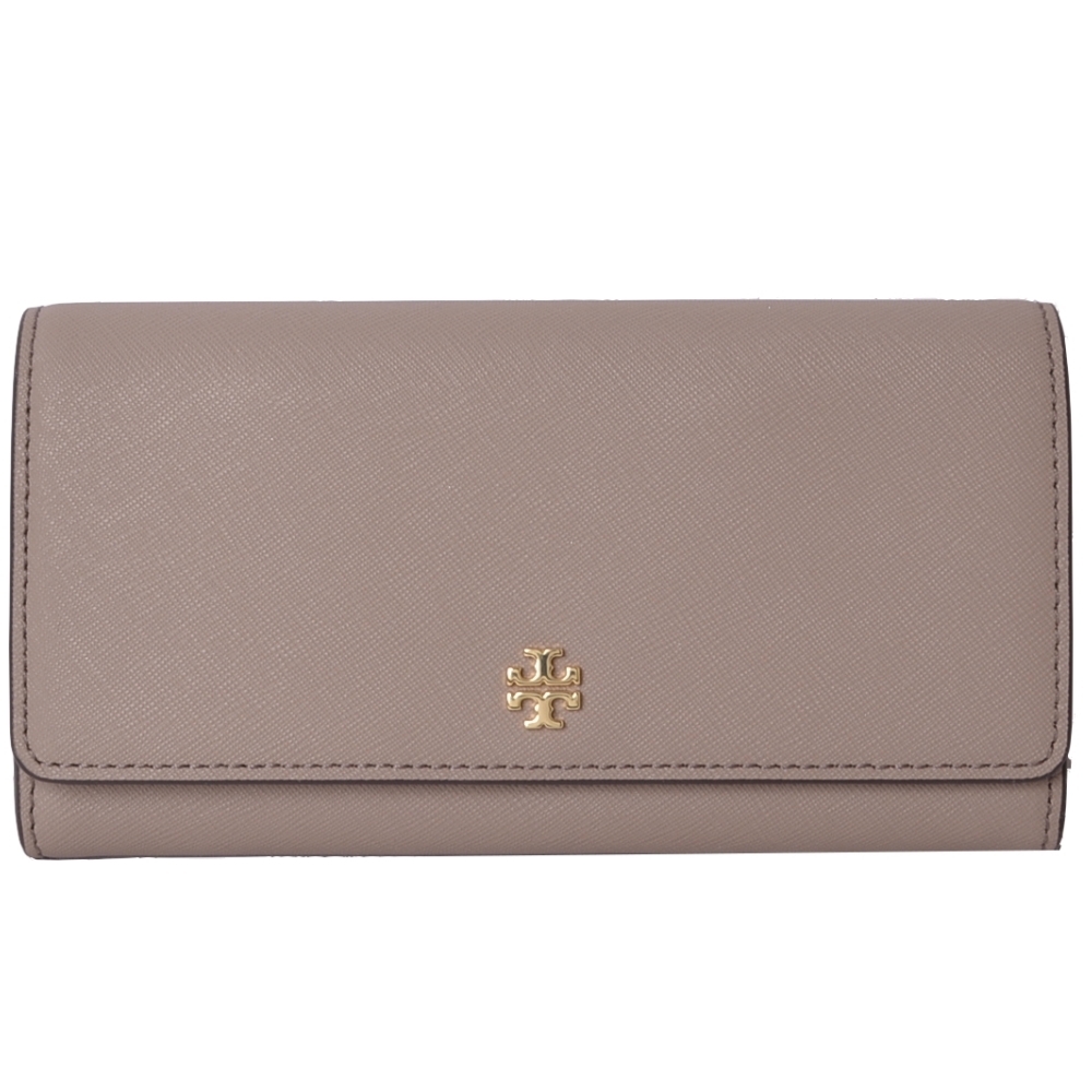 TORY BURCH 經典款防刮皮革長夾 product image 1