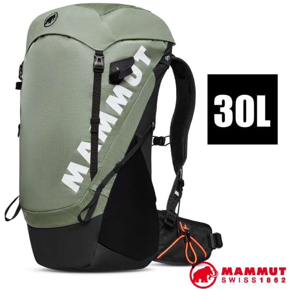 瑞士 MAMMUT 長毛象 女 Ducan 超輕量XD減震透氣登山健行背包 30L_玉石綠