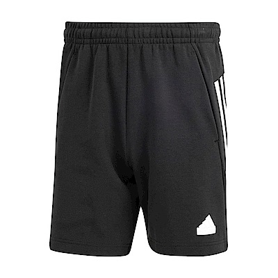 Adidas M FI 3S SHO [IN3312] 男 短褲 運動 休閒 訓練 中腰 棉質 舒適 穿搭 愛迪達 黑白