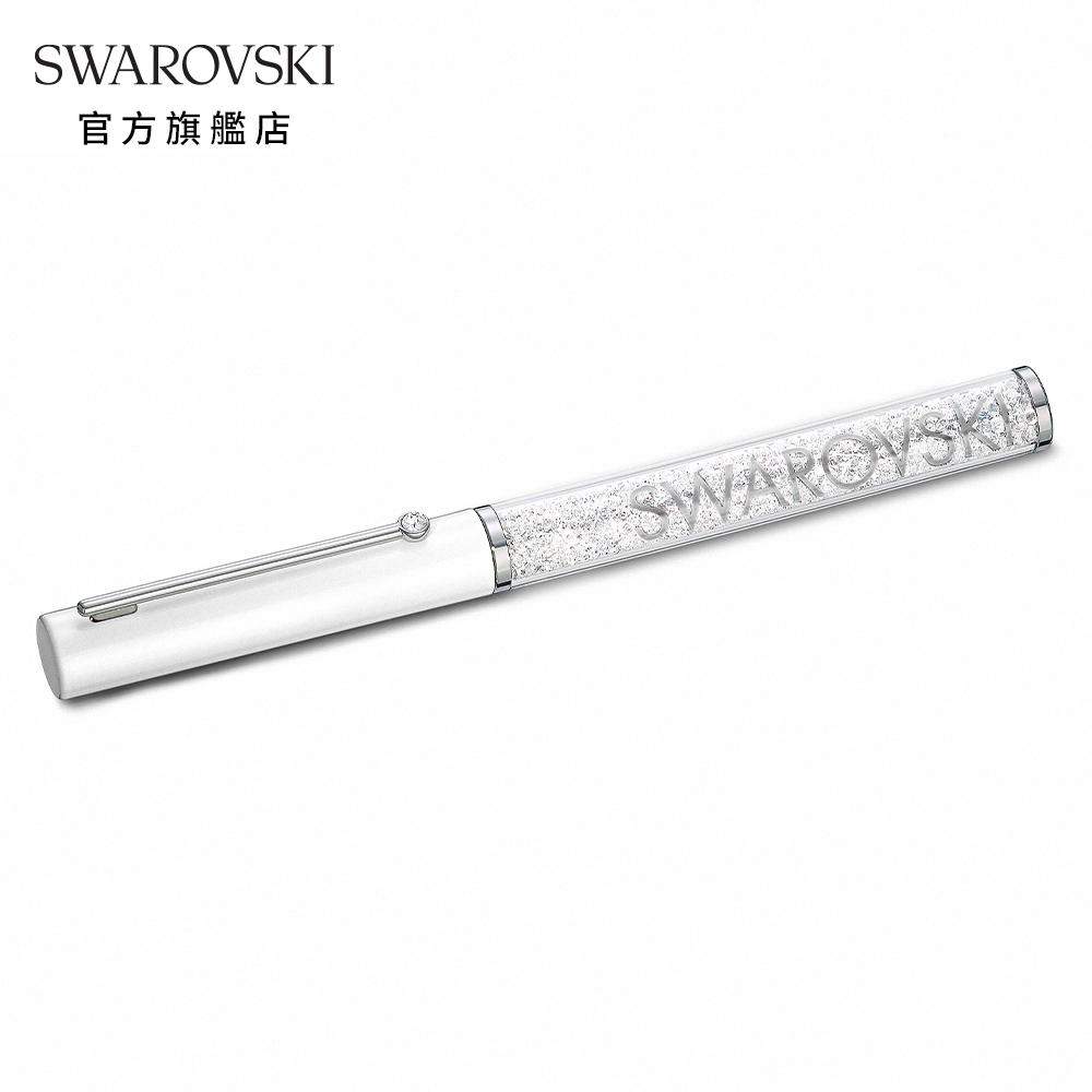 SWAROVSKI 施華洛世奇 Crystalline Gloss 鉻色璀璨白圓珠筆