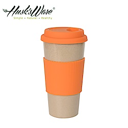 美國Husk’s ware 稻殼天然環保咖啡隨行杯-熱帶橙