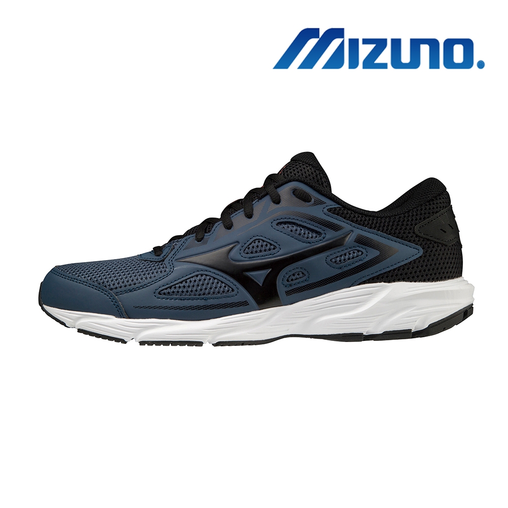 【MIZUNO 美津濃】MIZUNO SPARK 7 一般型男款慢跑鞋 訓練 丈青+黑 (K1GA220311)