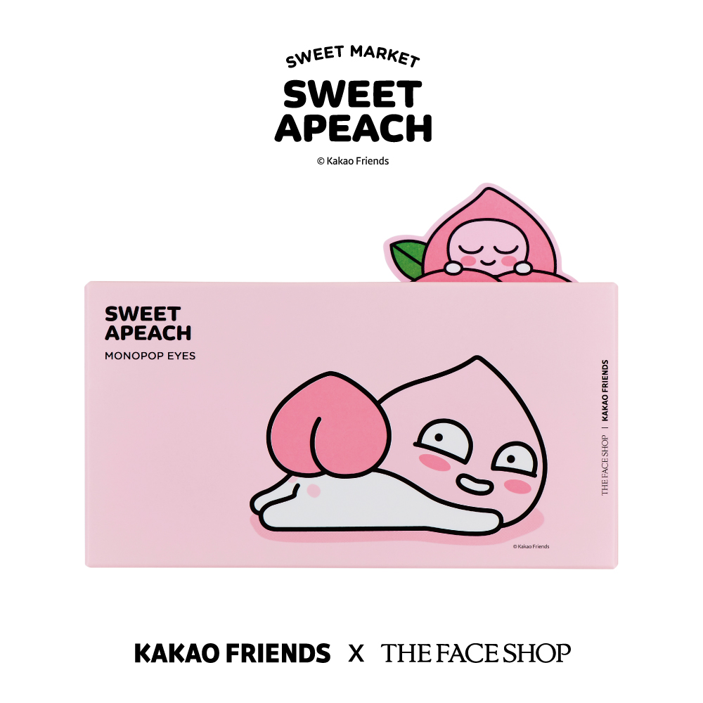 THE FACE SHOP SWEET APEACH 甜桃果汁眼頰盤-01