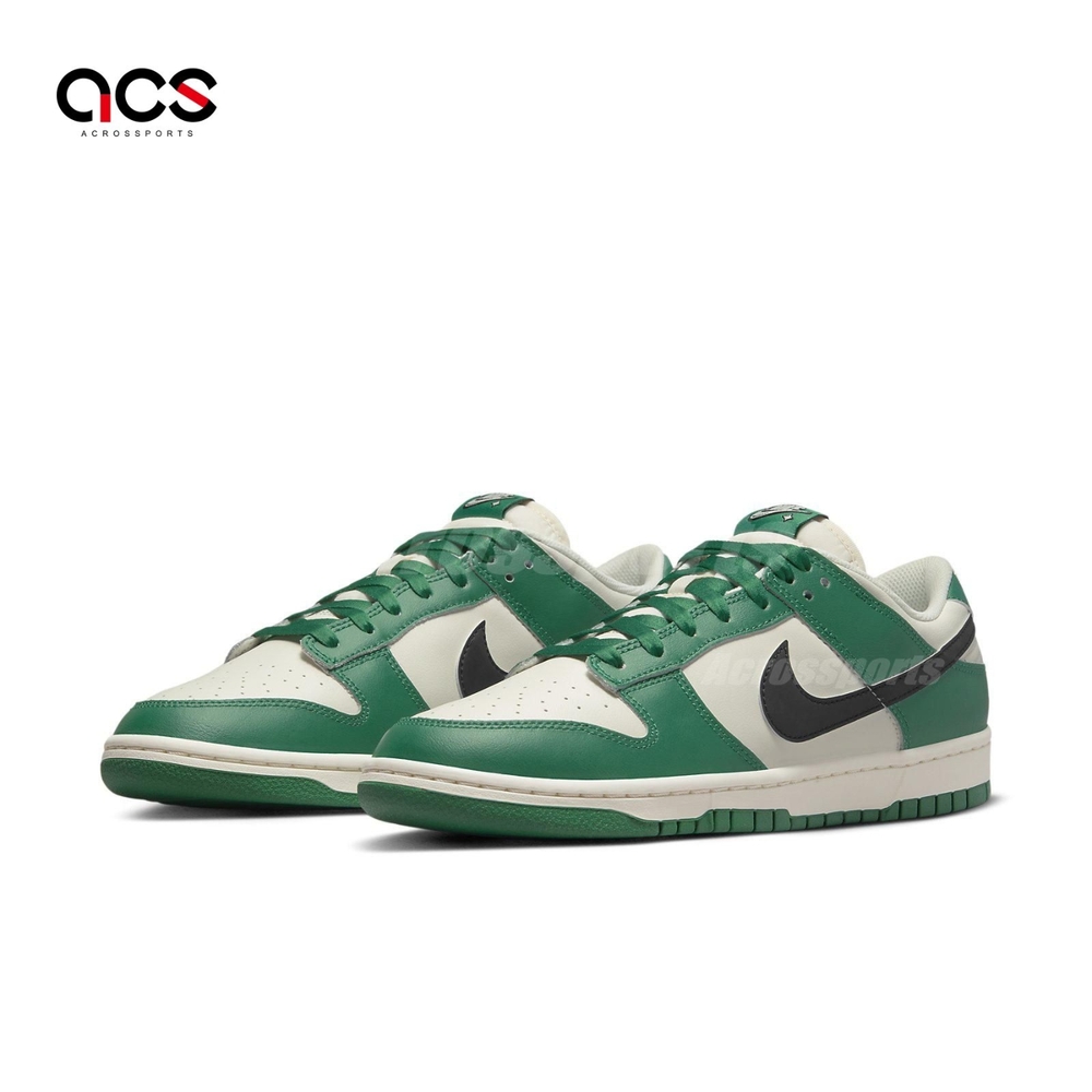 Nike 休閒鞋Dunk Low Retro SE 男鞋彩票Lottery 綠米白黑刮刮樂勾勾可