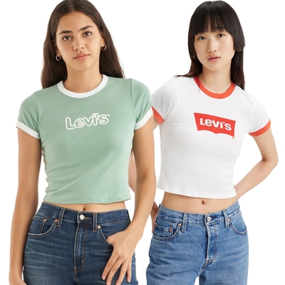 Levis 女生短T 大LOGO短袖 女生T恤 修身女T 女生短袖 Levis短袖 品牌短袖 品牌LOGOT 夏天短袖 網美短袖 多款任選