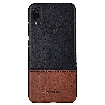 KEZiHOME 復古系列 紅米Note 7 6.3吋 單底背蓋真皮手機殼