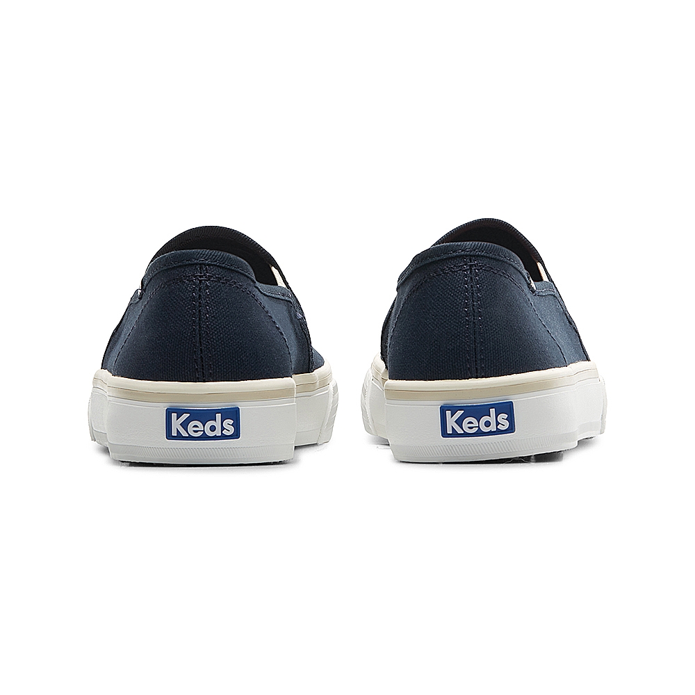 KEDS DOUBLE DECKER 經典帆布舒適休閒便鞋-深藍9231W123473 | 懶人鞋