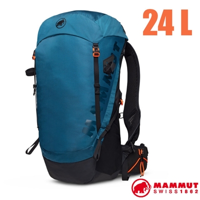 MAMMUT 長毛象 Ducan 超輕量XD減震透氣登山健行背包 24L_藍寶石