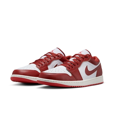 NIKE 休閒鞋 男鞋 運動鞋 AIR JORDAN 1 LOW SE 紅白 FJ3459-160