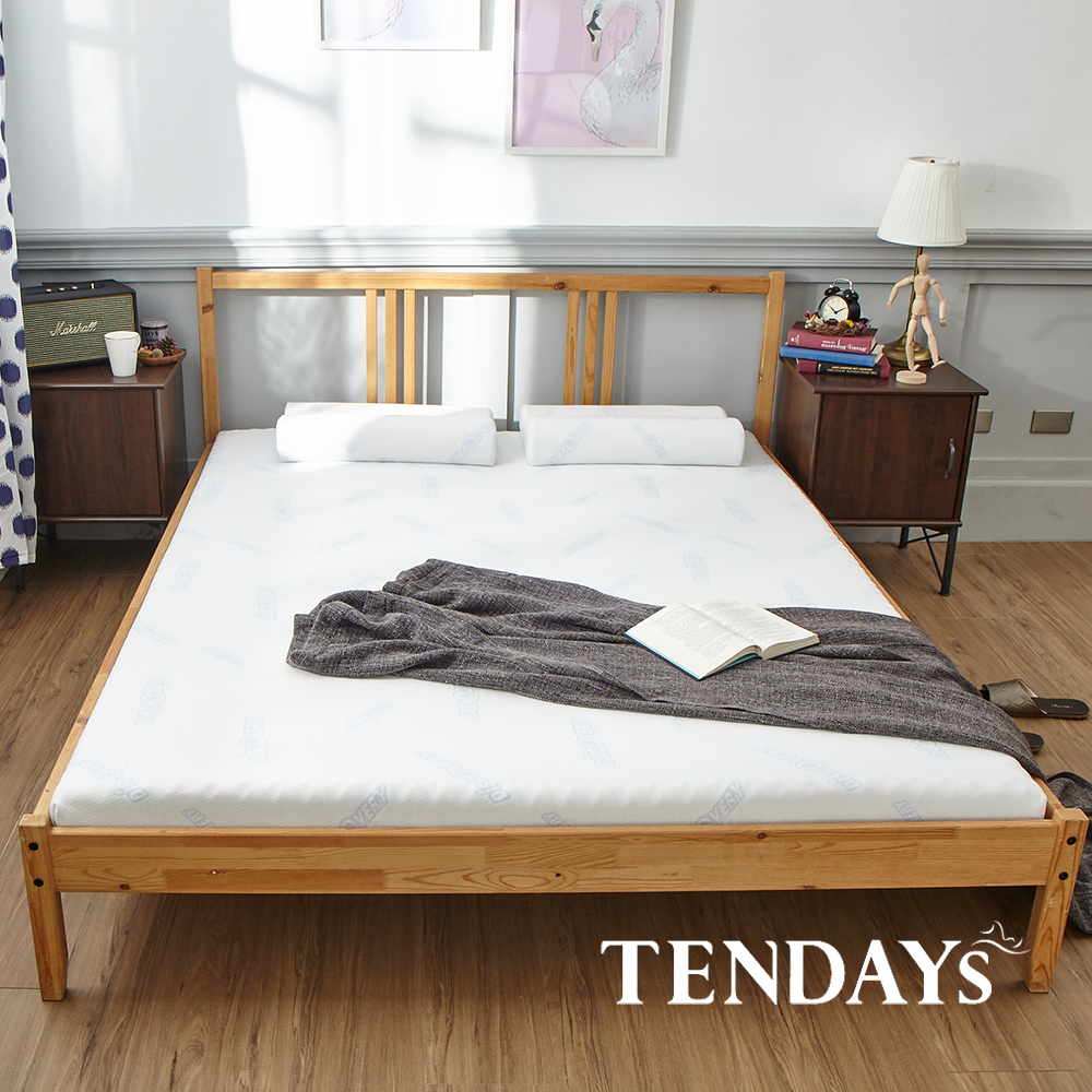 TENDAYS DISCOVERY 柔眠床墊(晨曦白) 6尺加大雙人 8.5cm厚-買床送枕