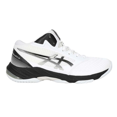 ASICS NETBURNER BALLISTIC FF MT 3 男排羽球鞋 1051A074-100 白黑銀