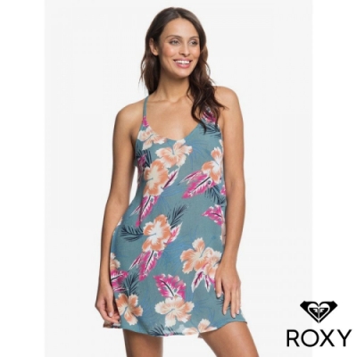 【ROXY】PT BE IN LOVE DRESS 洋裝 灰綠