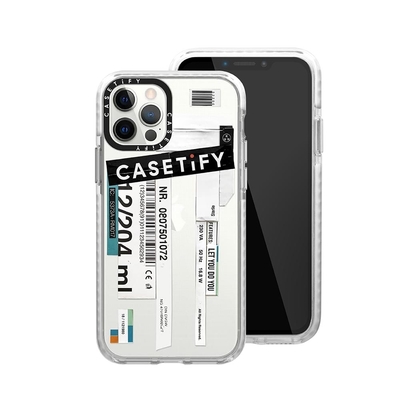 Casetify iPhone 12/12 Pro 耐衝擊保護殼-剪剪貼貼