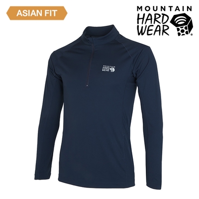 【美國 Mountain Hardwear】Estero Long Sleeve Zip T 彈性快乾長袖拉鍊排汗衣 男款 海軍藍 #OE1244