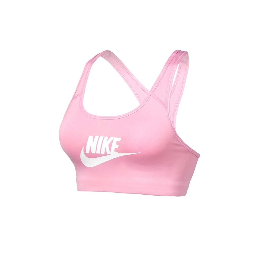 NIKE 女 運動內衣 粉紅白