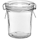 《Utopia》附扣玻璃密封罐(100ml) | 保鮮罐 咖啡罐 收納罐 零食罐 儲物罐 product thumbnail 1