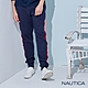 Nautica男裝 品牌LOGO撞色刷毛運動長褲-深藍 product thumbnail 1