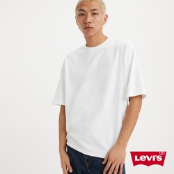 Levis 男款 短袖T恤 / 220G厚磅 / 全素寬鬆休閒版型 / 白