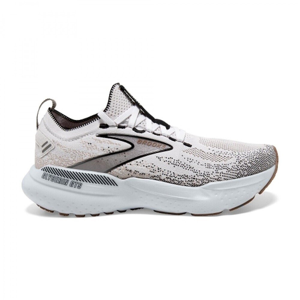 Brooks Glycerin Stealthfit GTS 21 [1204111B135] 女 慢跑鞋 甘油系列 白灰