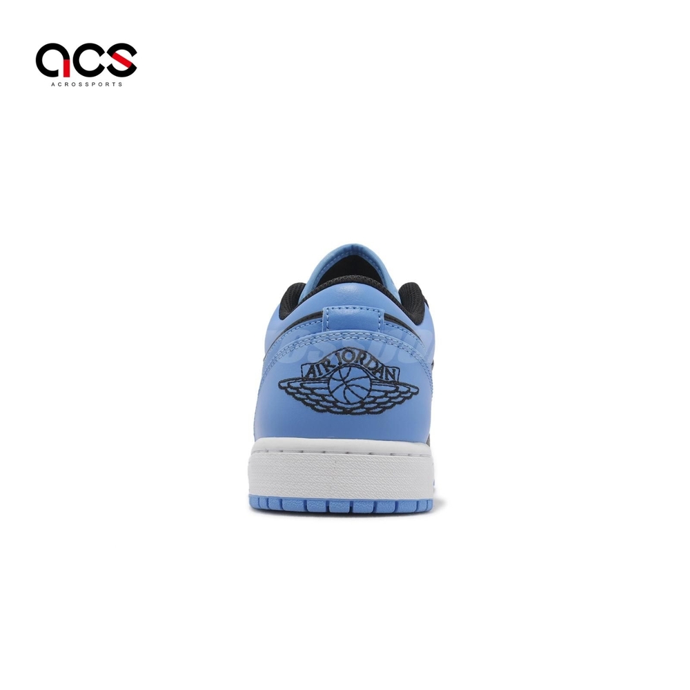 Nike Air Jordan 1 Low 男鞋大學藍黑AJ1 休閒鞋University Blue 553558