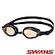 【SWANS 日本】FITNESS舒適型泳鏡(SW-45N咖啡黑/防霧鏡片/抗UV/矽膠軟墊) product thumbnail 2