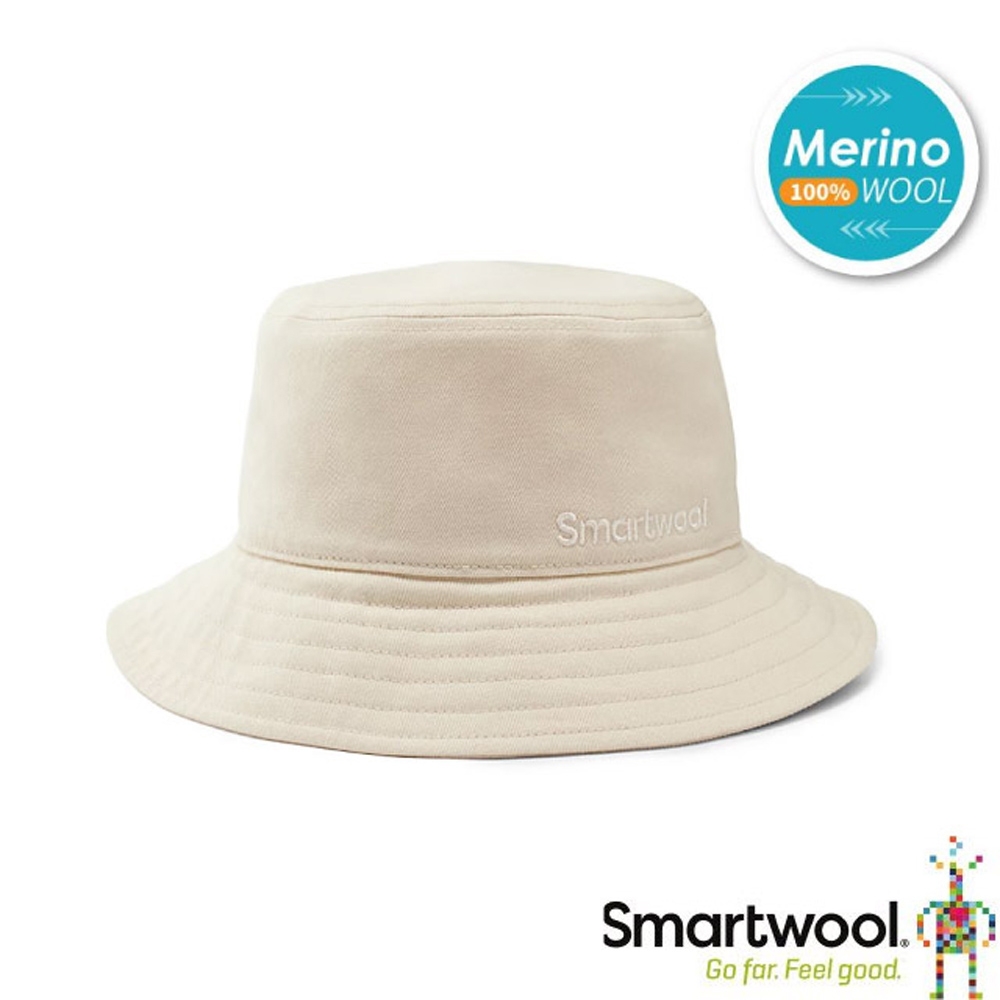 【SmartWool】Bucket Hat 漁夫帽(內裏美麗諾羊毛).遮陽帽_SW017060-L31 杏色