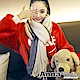 AnnaSofia 寬版雙拼色長流蘇 仿羊絨披肩圍巾(灰+米系) product thumbnail 1