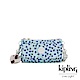 Kipling 典雅淡藍小花翻蓋肩背側背包-VECKA STRAP product thumbnail 1