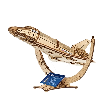 UGEARS｜NASA 發現號太空船｜免動力自走模型 木製模型 DIY 立體拼圖 烏克蘭 拼圖 組裝模型 3D拼圖