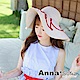 AnnaSofia 愛心Love層線後開口 寬簷防曬遮陽草帽淑女帽(杏白系) product thumbnail 1