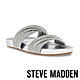 STEVE MADDEN-JOURNEE 交疊鑽面雙帶拖鞋-銀色 product thumbnail 1