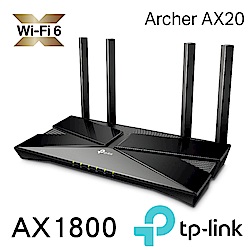 TP-Link Archer AX20 AX1800 wifi6 Gigabit無線網路分享器路由器