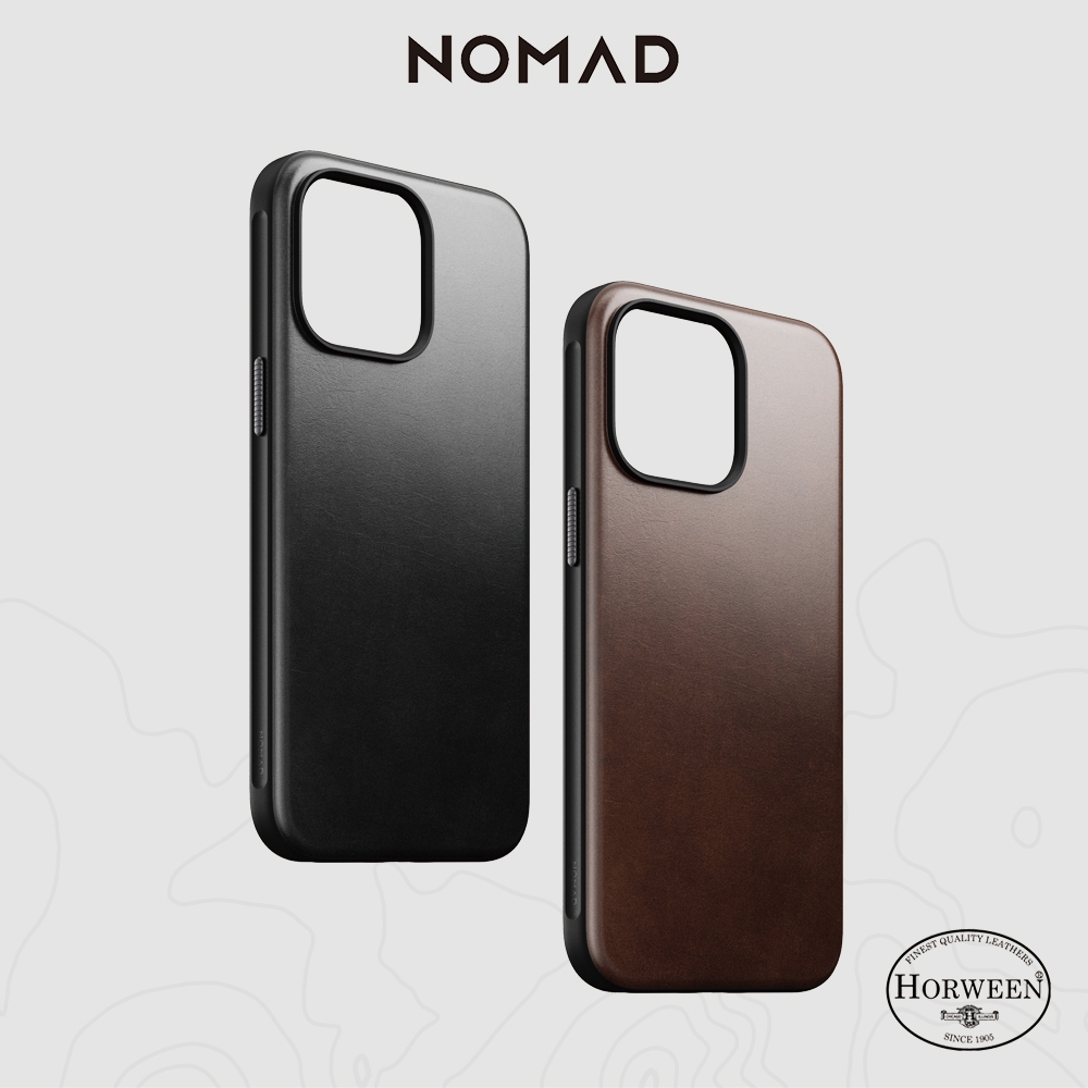 美國NOMAD 精選Horween皮革保護殼-iPhone 15 Pro Max (6.7")