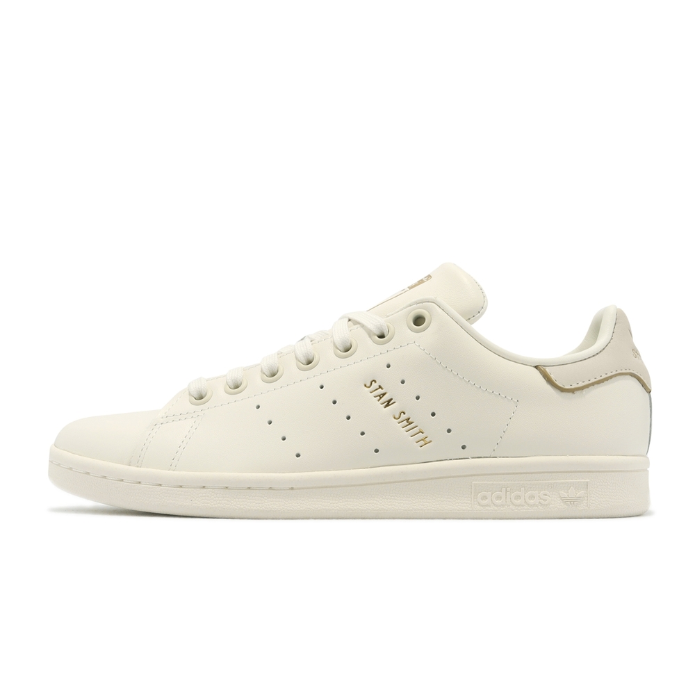 adidas 休閒鞋Stan Smith W 女鞋奶油白金標經典史密斯愛迪達HQ6645